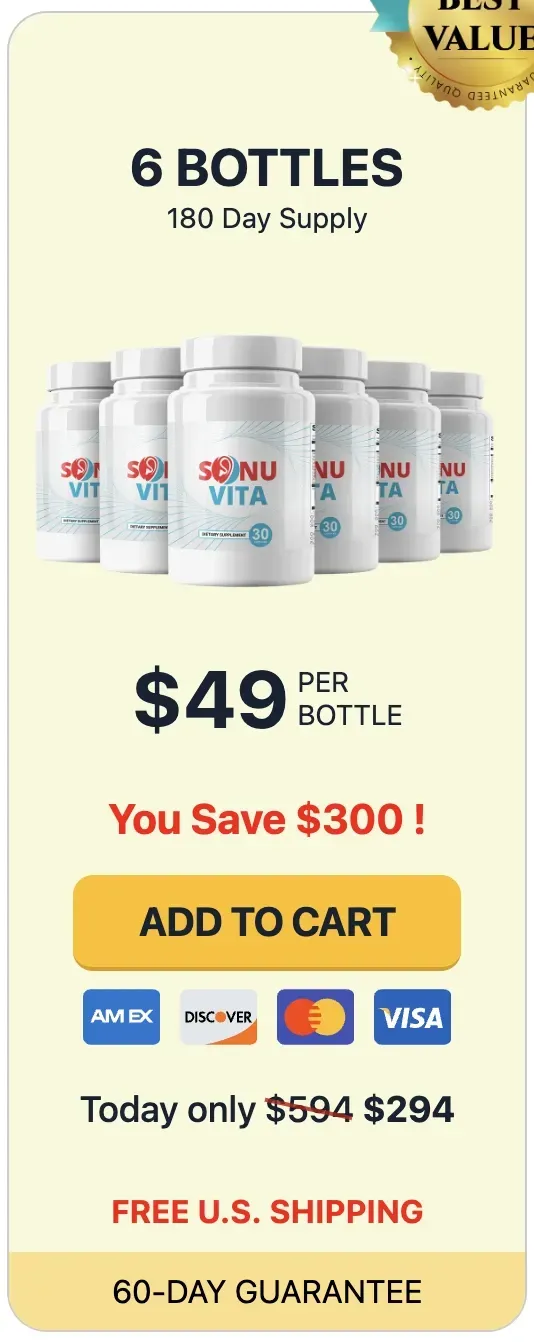 Sonuvita 6 bottles